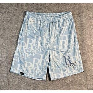RAVE LUXURY Shorts Men's Size L  WONDERLAND LA Light Blue Athletic Athleisure‎